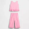 Baby & Toddler Eyelet Ruffle Outfit Set