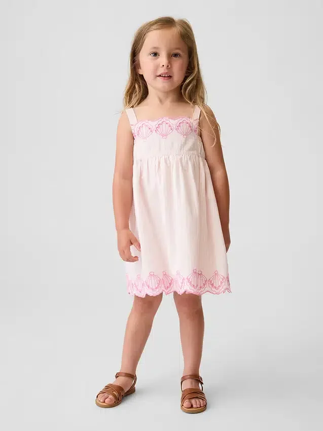 Baby & Toddler Eyelet Shell Dress