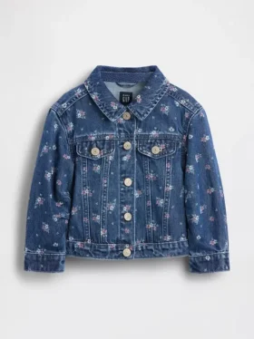 Baby & Toddler Floral Denim Jacket