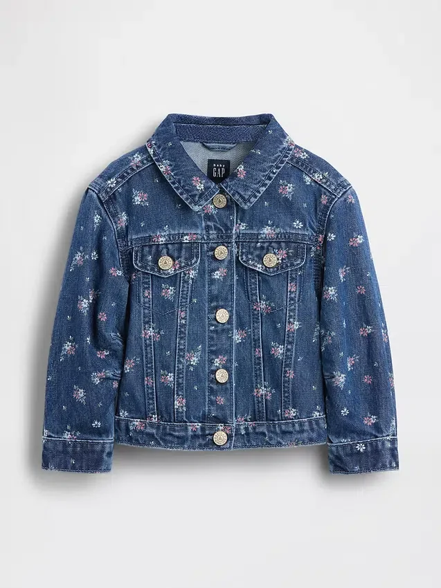 Baby & Toddler Floral Denim Jacket