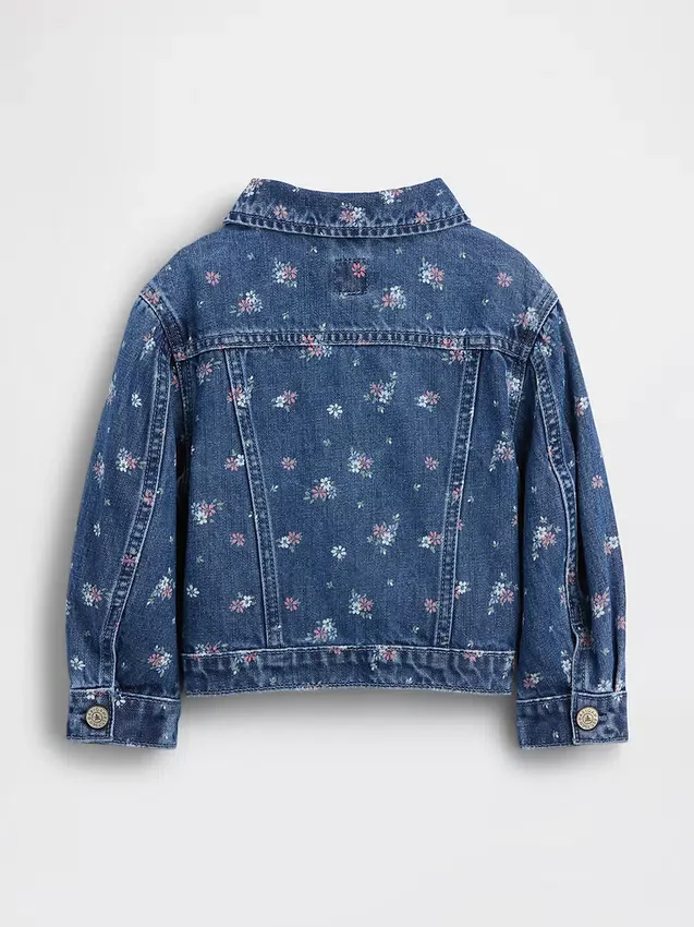 Baby & Toddler Floral Denim Jacket