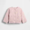 Baby & Toddler Floral Embroidered Quilted Jacket