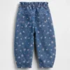 Baby & Toddler Floral Horseshoe Jeans