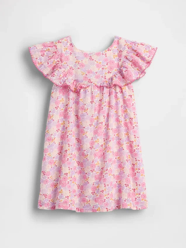 Baby & Toddler Floral Ruffle Dress