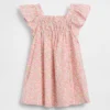 Baby & Toddler Flutter-Sleeve Floral Dress