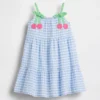 Baby & Toddler Gingham Cherry Dress