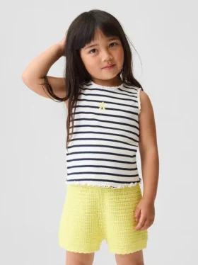 Baby & Toddler Graphic Stripe Rib Tank Top