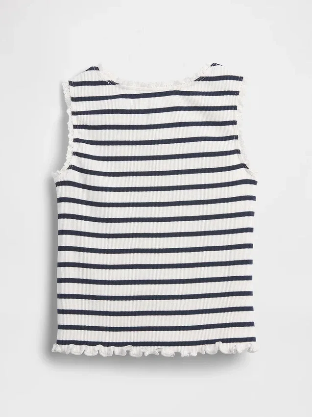 Baby & Toddler Graphic Stripe Rib Tank Top