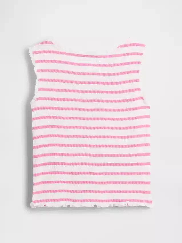 Baby & Toddler Graphic Stripe Rib Tank Top