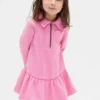 Baby & Toddler Half-Zip Pullover Sweatshirt Dress