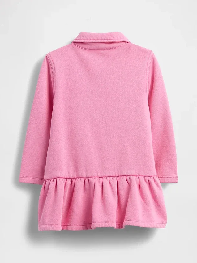 Baby & Toddler Half-Zip Pullover Sweatshirt Dress