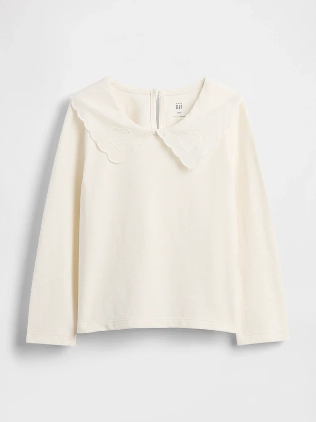 Baby & Toddler Heart Collar Top