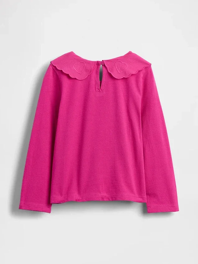 Baby & Toddler Heart Collar Top