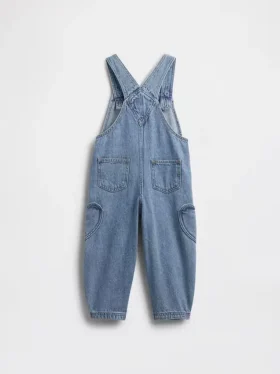Baby & Toddler Heart Pocket Horseshoe Overalls