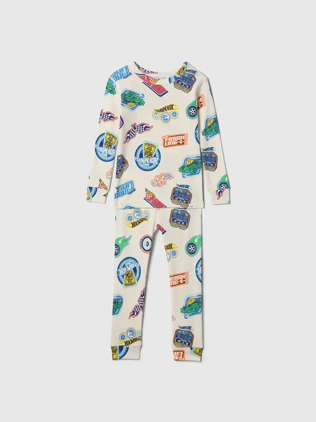 Baby & Toddler Hot Wheels Organic Brushed Cotton Pj Set
