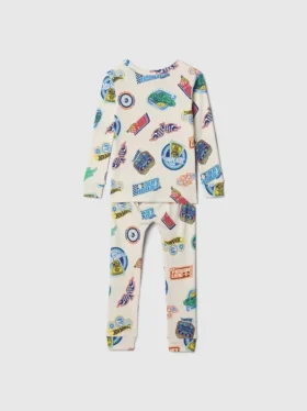 Baby & Toddler Hot Wheels Organic Brushed Cotton Pj Set