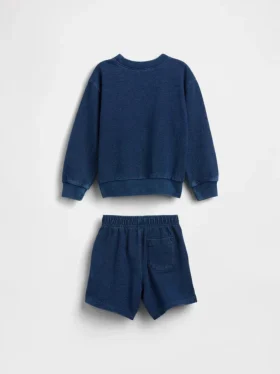 Baby & Toddler Indigo Terry Outfit Set