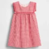 Baby & Toddler Linen-Cotton Gingham Sailor Dress