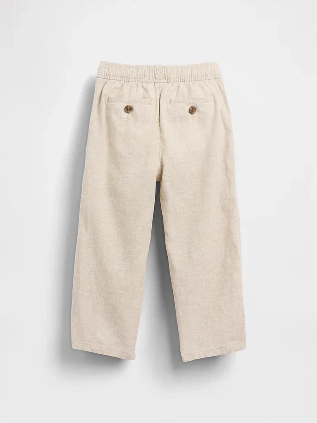 Baby & Toddler Linen-Cotton Pull-On Pants