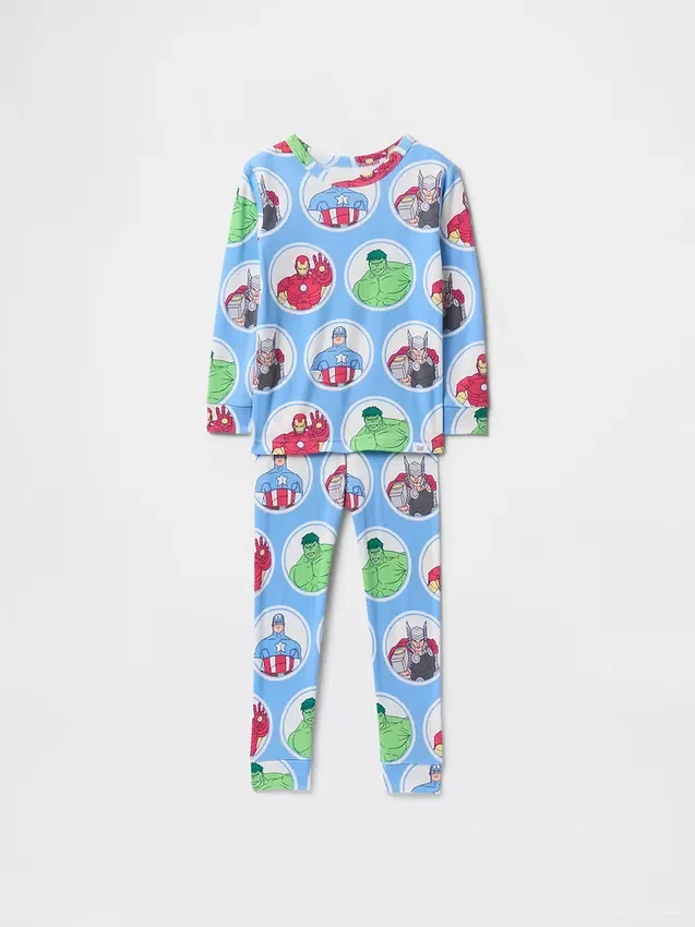 Baby & Toddler Marvel Organic Brushed Cotton Pj Set