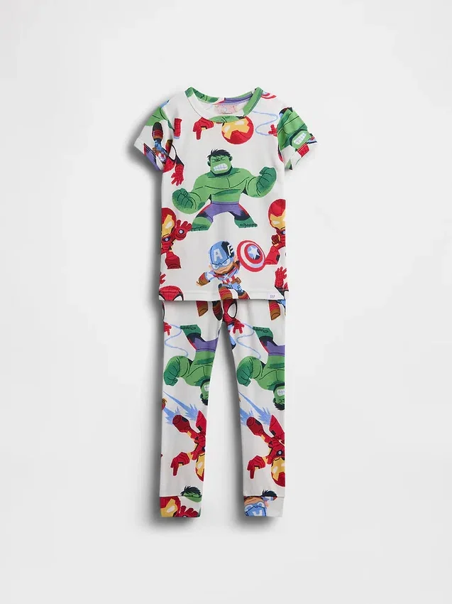 Baby & Toddler Marvel Organic Brushed Cotton Pj Set
