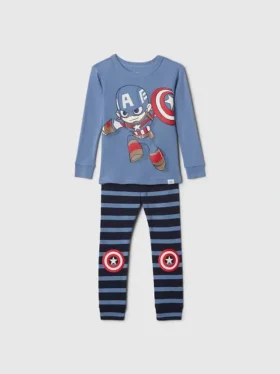 Baby & Toddler Marvel Organic Brushed Cotton Pj Set