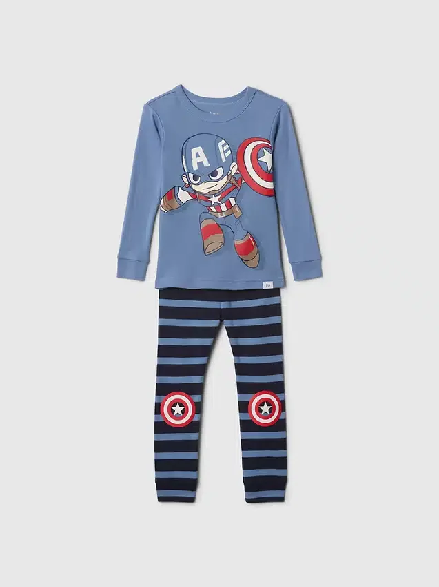 Baby & Toddler Marvel Organic Brushed Cotton Pj Set