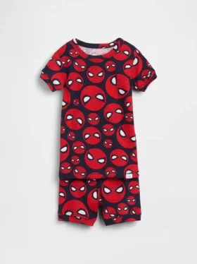 Baby & Toddler Marvel Organic Brushed Cotton Pj Short Set