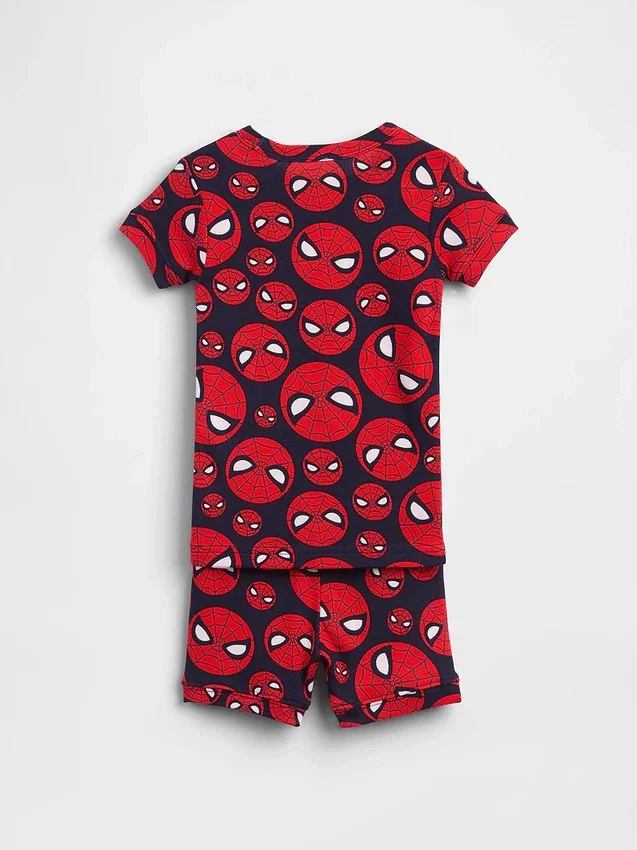 Baby & Toddler Marvel Organic Brushed Cotton Pj Short Set