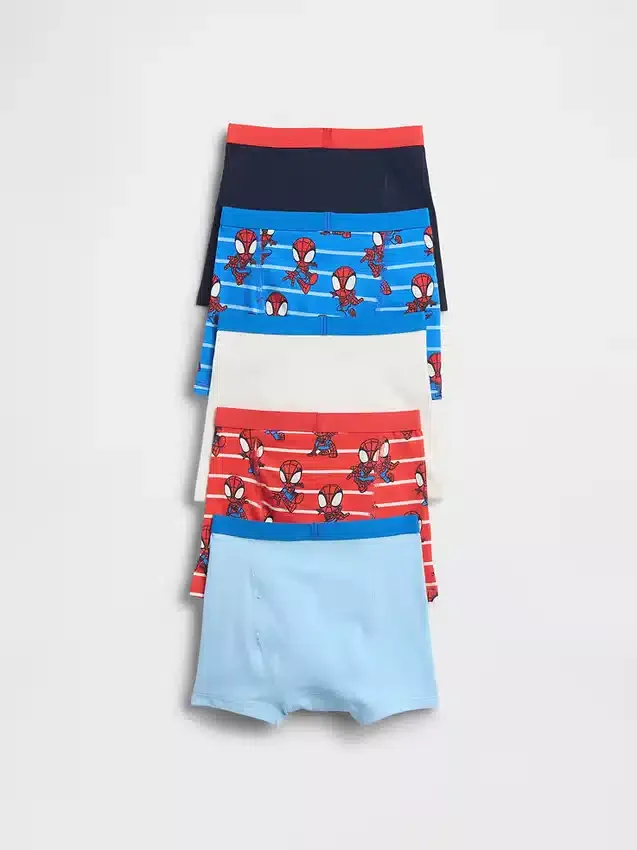Baby & Toddler Marvel Organic Stretch Cotton Boxer Briefs (5-Pack)