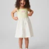 Baby & Toddler Mixed Media Apron Dress