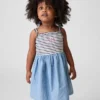 Baby & Toddler Mixed Media Apron Dress