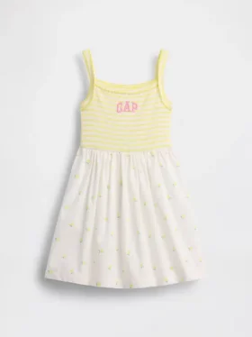 Baby & Toddler Mixed Media Apron Dress
