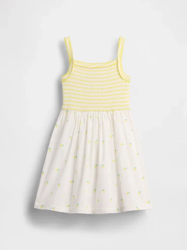 Baby & Toddler Mixed Media Apron Dress