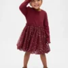 Baby & Toddler Mixed Media Bubble Dress