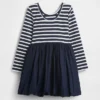 Baby & Toddler Mixed Media Bubble Dress