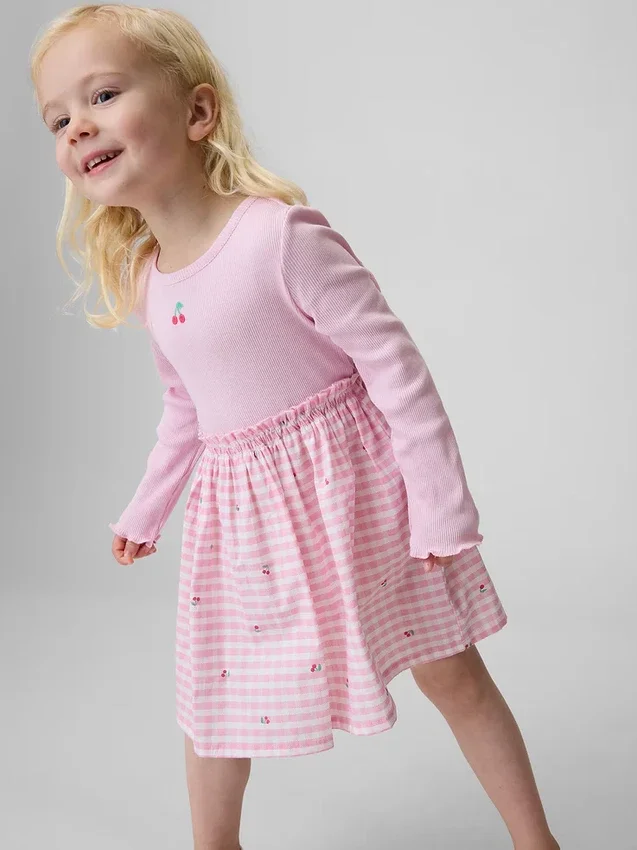 Baby & Toddler Mixed Media Dress