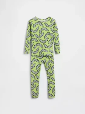 Baby & Toddler Organic Brushed Cotton Bats Pj Set