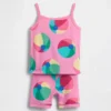 Baby & Toddler Organic Brushed Cotton Beach Ball Pj Cami Short Set