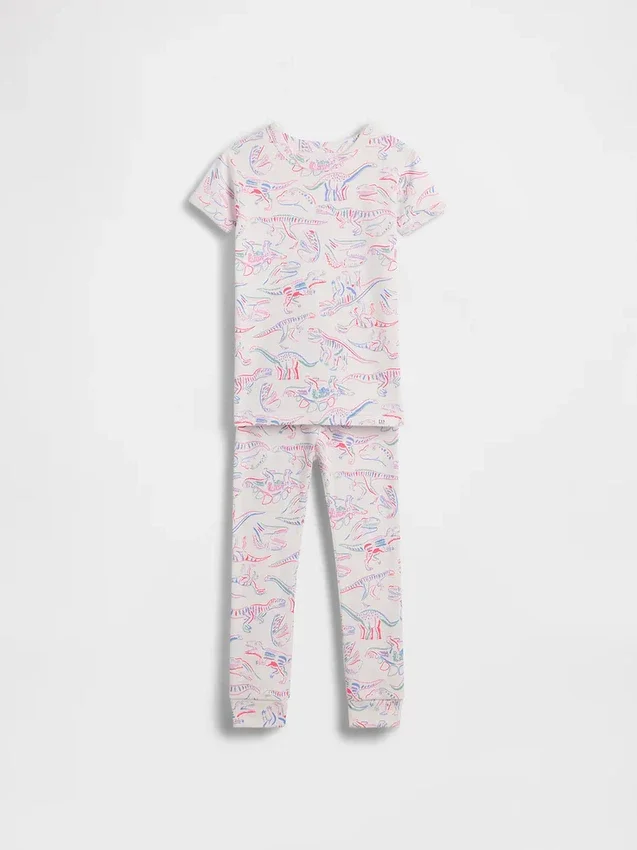 Baby & Toddler Organic Brushed Cotton Dino Pj Set