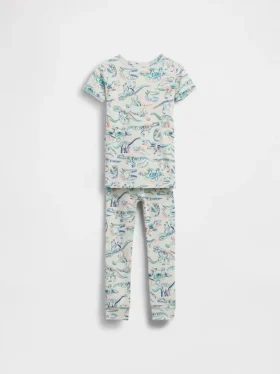 Baby & Toddler Organic Brushed Cotton Dino Pj Set