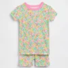 Baby & Toddler Organic Brushed Cotton Floral Pj Short Set