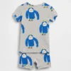 Baby & Toddler Organic Brushed Cotton Gorilla Pj Short Set