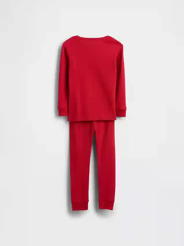 Baby & Toddler Organic Brushed Cotton Henley Pj Set