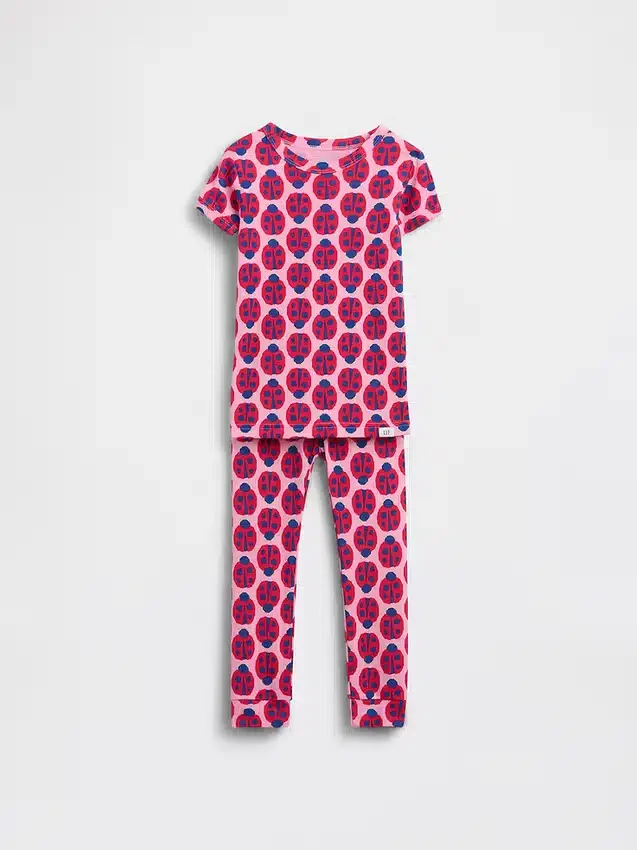 Baby & Toddler Organic Brushed Cotton Ladybug Pj Set