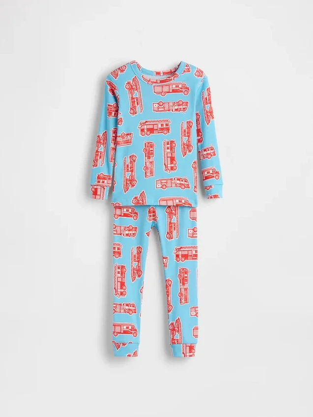 Baby & Toddler Organic Brushed Cotton Pj Set