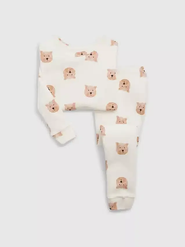 Baby & Toddler Organic Brushed Cotton Pj Set