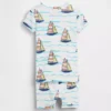 Baby & Toddler Organic Brushed Cotton Sailboat Pj Short Set