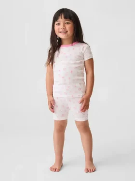 Baby & Toddler Organic Brushed Cotton Seashell Pj Short Set