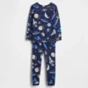 Baby & Toddler Organic Brushed Cotton Space Pj Set